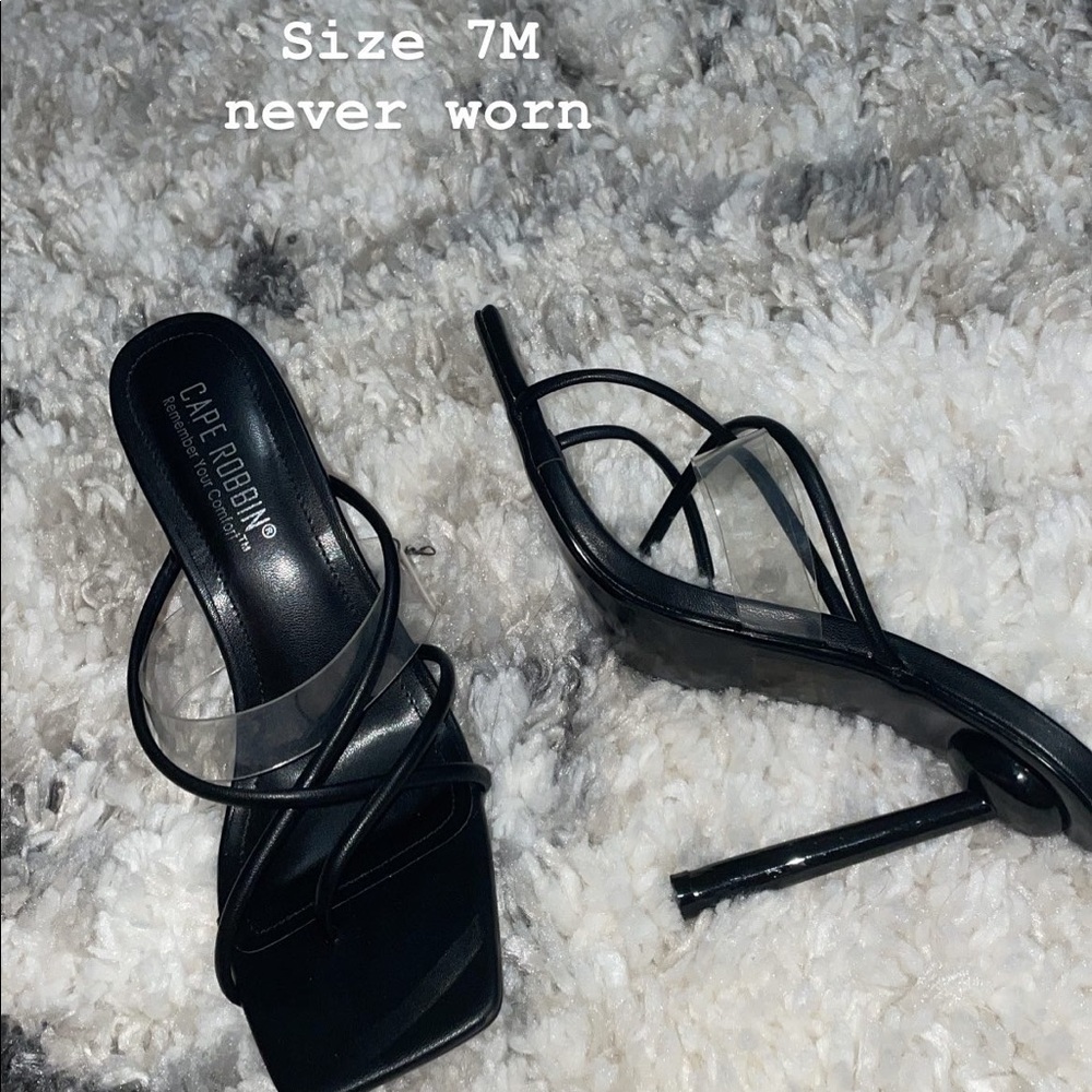 Black heels